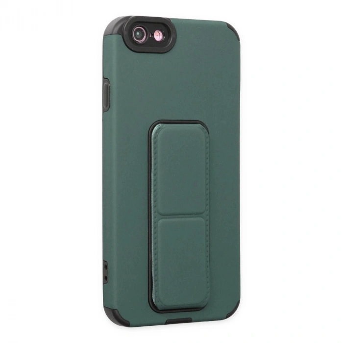 İphone 6 Kılıf Mega Standlı  - Yeşil