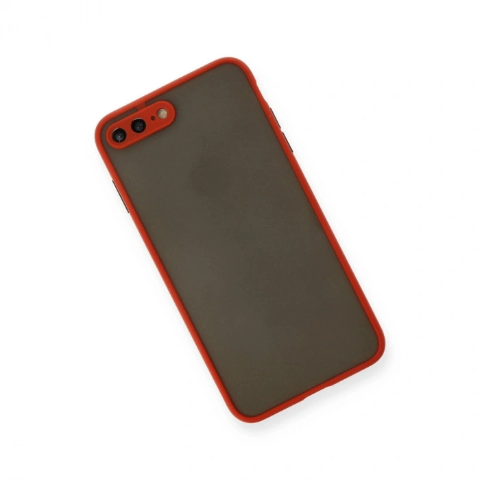 İphone 7 Plus Kılıf Montreal  Kapak - Kırmızı