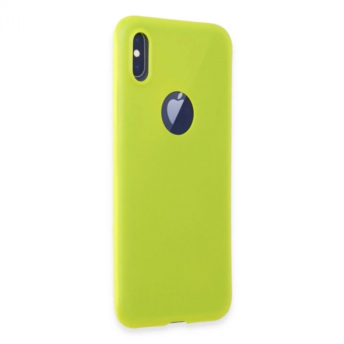 İphone X Kılıf First  - Parlak Sarı