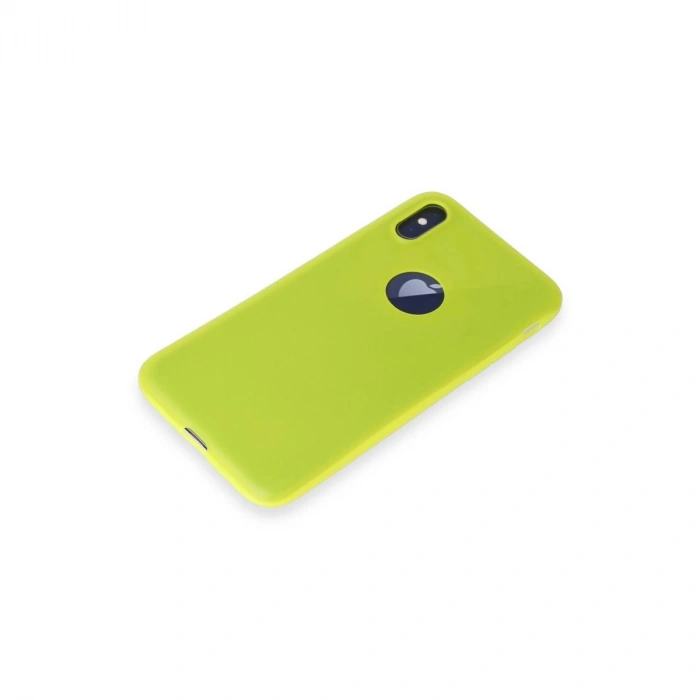 İphone X Kılıf First  - Parlak Sarı