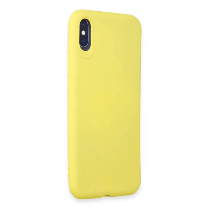 İphone X Kılıf First  - Sarı