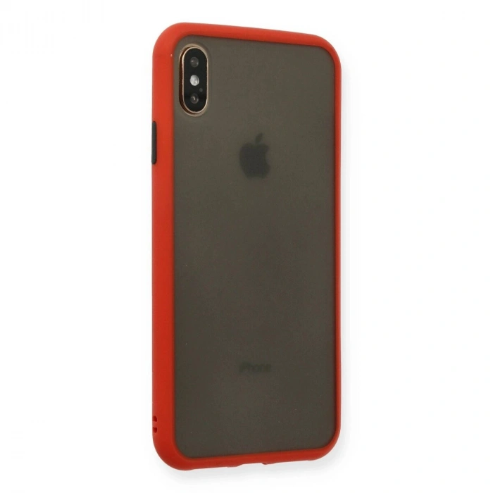 İphone Xs Max Kılıf Montreal  Kapak - Kırmızı