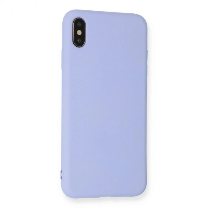 İphone Xs Max Kılıf Nano İçi Kadife  - Lila