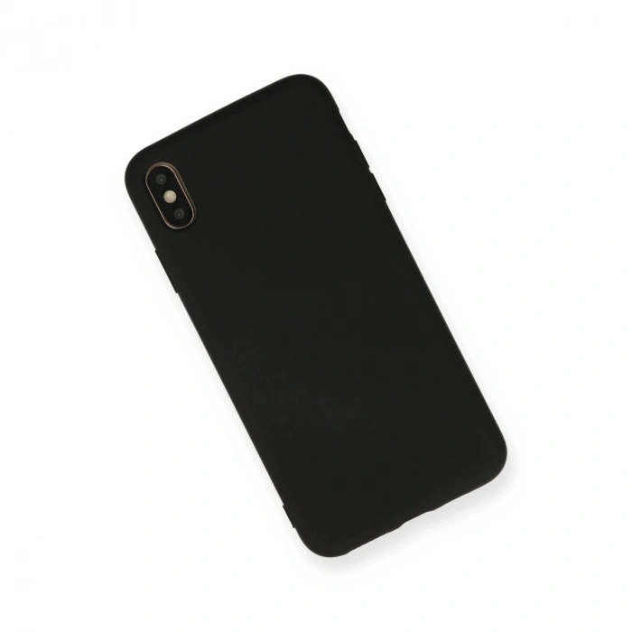 İphone Xs Max Kılıf Nano İçi Kadife  - Siyah