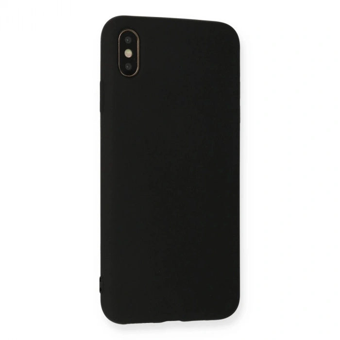 İphone Xs Max Kılıf Nano İçi Kadife  - Siyah
