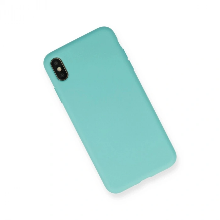 İphone Xs Max Kılıf Nano İçi Kadife  - Turkuaz