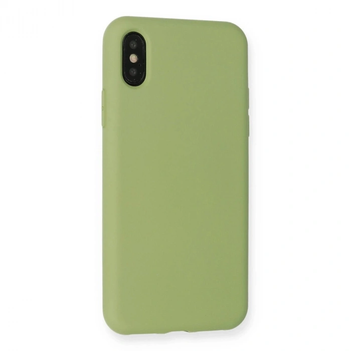 İphone Xs Max Kılıf Nano İçi Kadife  - Yeşil