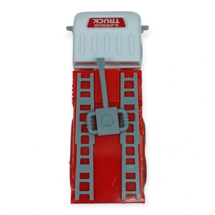 İş Makinaları Serisi - Sürtmeli İtfaiye Aracı  cm  - Panzer - 1 ADET