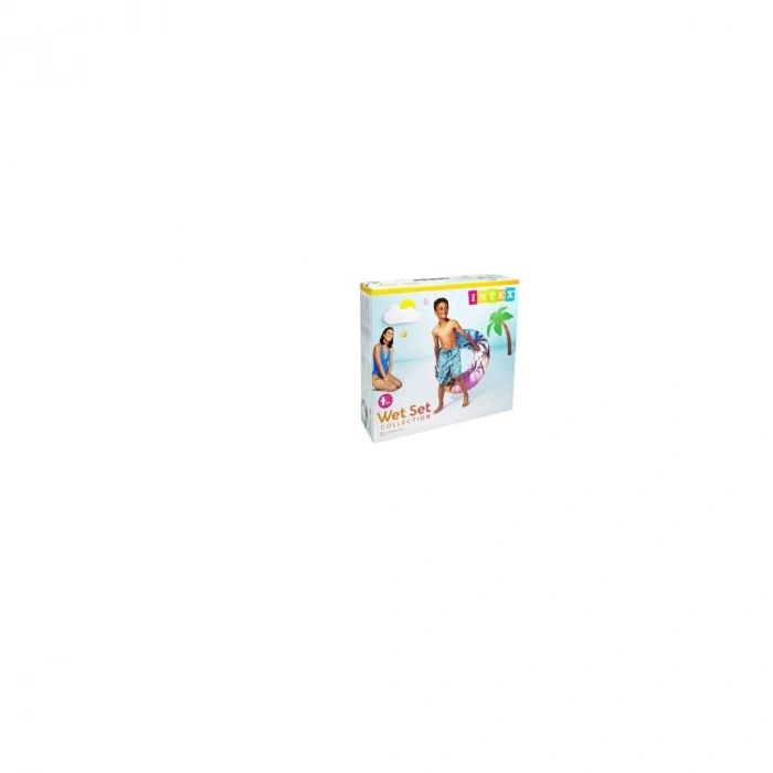 ISC58263 Intex Tutmaçlı Desenli Simit 97 cm