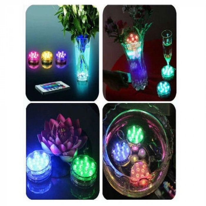 Işığı Renk Değiştiren Kumandalı Led Lamba