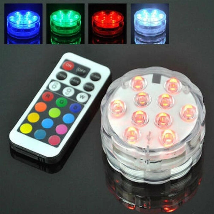 Işığı Renk Değiştiren Kumandalı Led Lamba