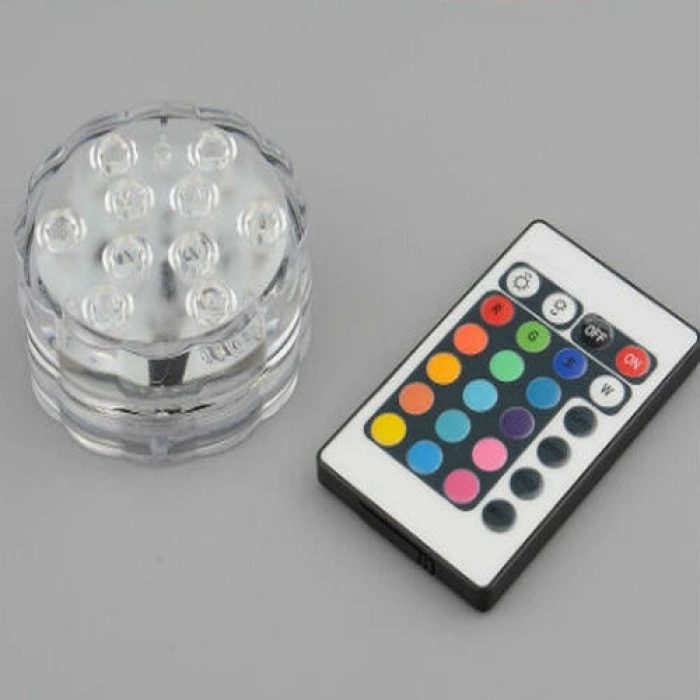 Işığı Renk Değiştiren Kumandalı Led Lamba