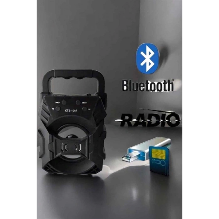 Işıklı Bluetooth Hoparlör Müzik ve Renkli Işık Taşınabiilir