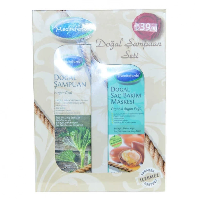 Isırgan Şampuan 250 ML + Argan Yağlı  Maskesi 150 ML