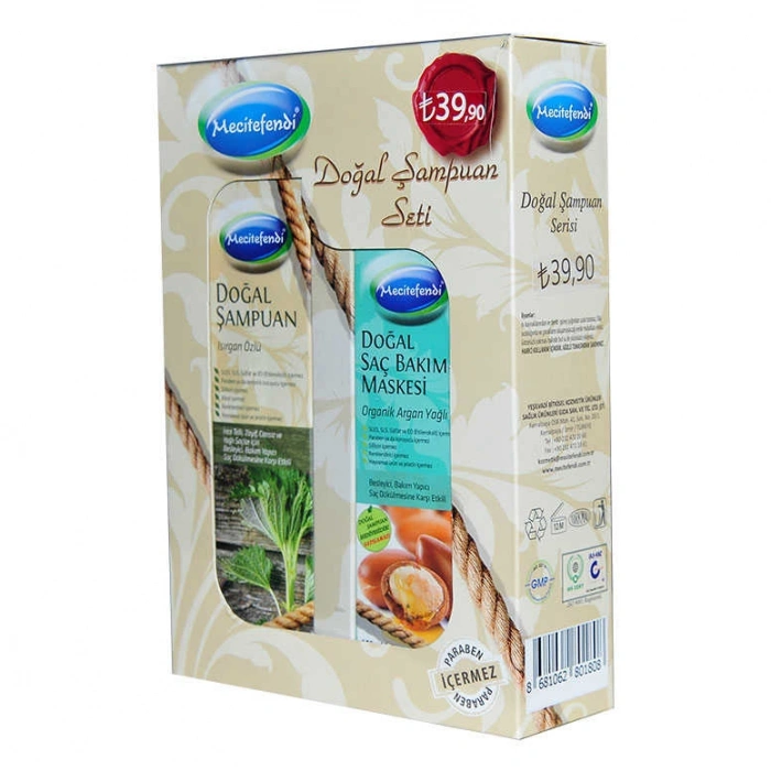 Isırgan Şampuan 250 ML + Argan Yağlı  Maskesi 150 ML