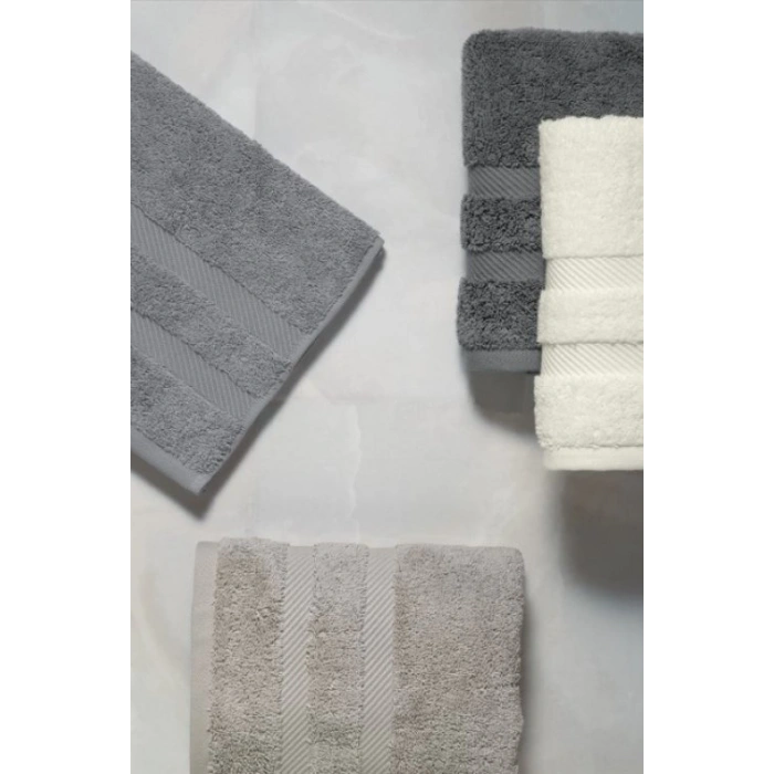 Jakarlı 4´lü 50x90 El Havlusu Nori V2