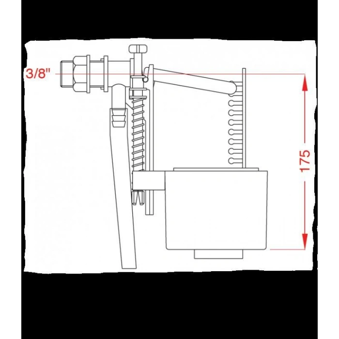 Japar 1/2  Kapatmalı Flatör