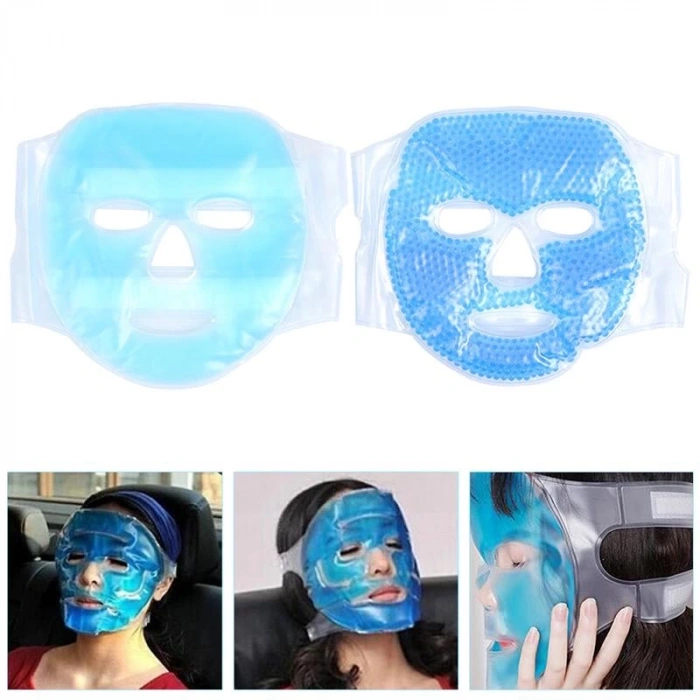Jel Buz Paketi Soğutma Yüz Maskesi Baş Ağrısı Yastık Rahatlatıcı Kozmetik Maske (  )
