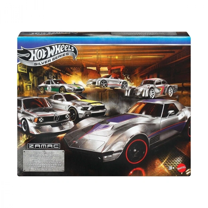 JLB26 Hot Wheels Zamac Temalı 6lı Araç Paketi 1:64
