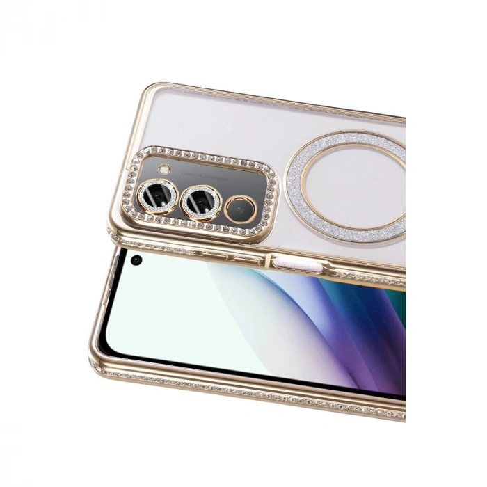 Joko   15 4g Joke Simli Magneticsafe Kılıf - Gold