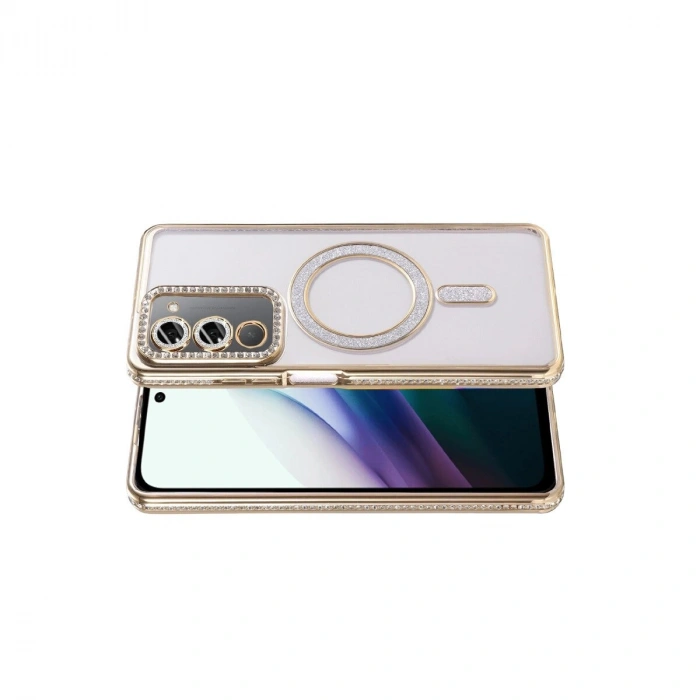 Joko   15 4g Joke Simli Magneticsafe Kılıf - Gold