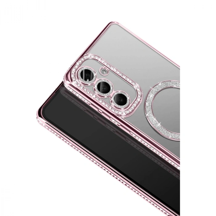 Joko  Galaxy A57 5g Joke Simli Magneticsafe Kılıf - Pembe