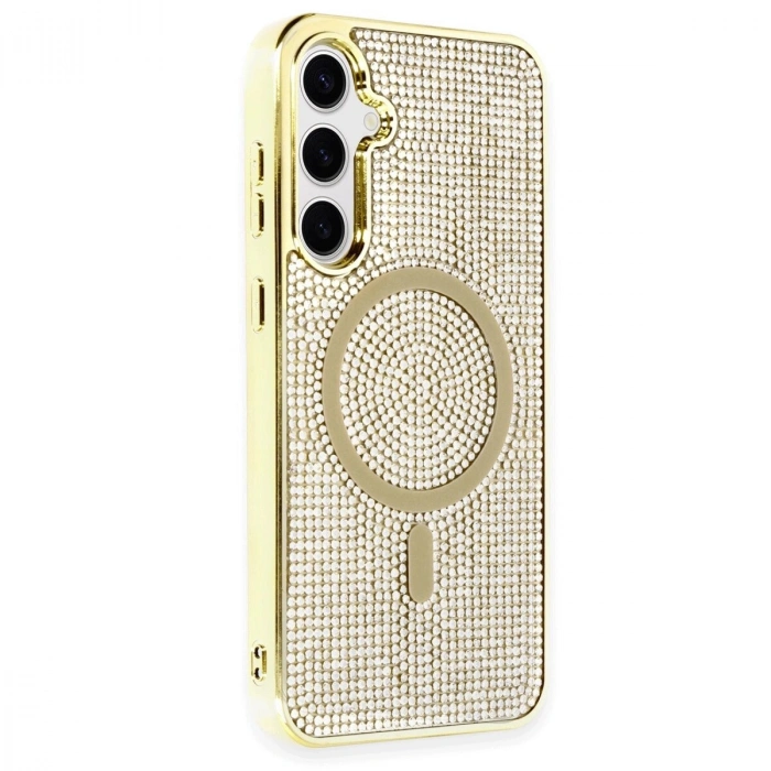 Joko  Galaxy S23 Kılıf Helen Magsafe Kapak - Gold