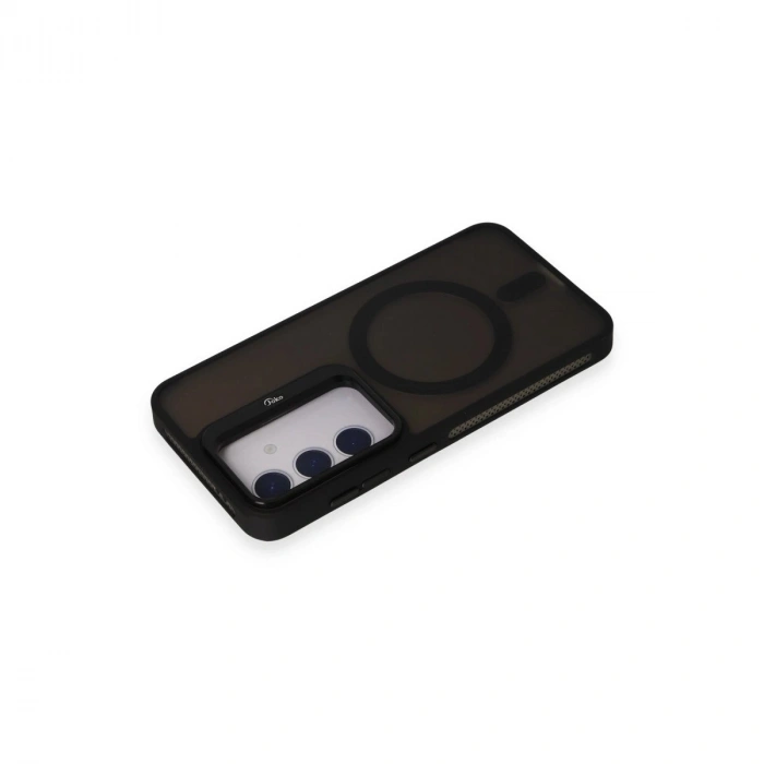 Joko  Galaxy S24 Flet Lens Magsafe Kapak - Siyah