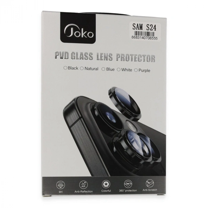 Joko  Galaxy S24 Pvd Metal Kamera Lens - Derin Mor