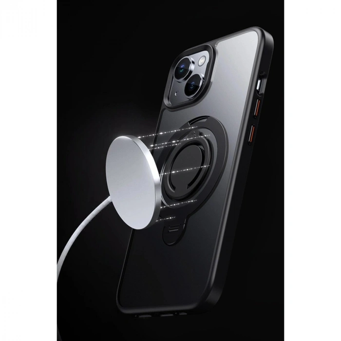 Joko İphone 12 atar 360 Dönen Magsafe Kapak - Lacivert