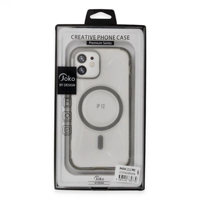 Joko  İphone 12 Hilton Magsafe Kapak - Titan Gri