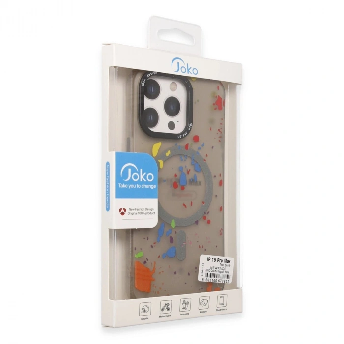 Joko  İphone 14 Pro Colorful Magsafe Kapak - Derin Mor