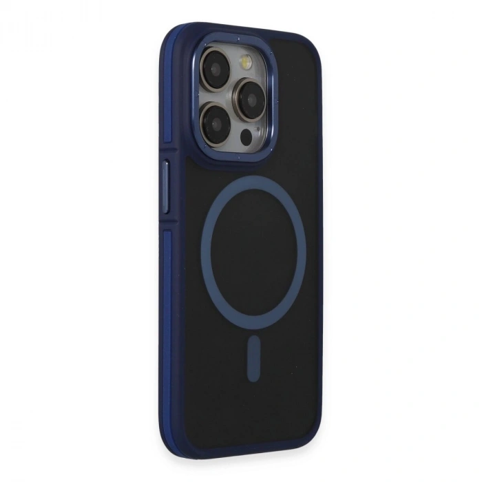 Joko  İphone 14 Pro Max Kılıf Rky Magsafe Kapak - Lacivert