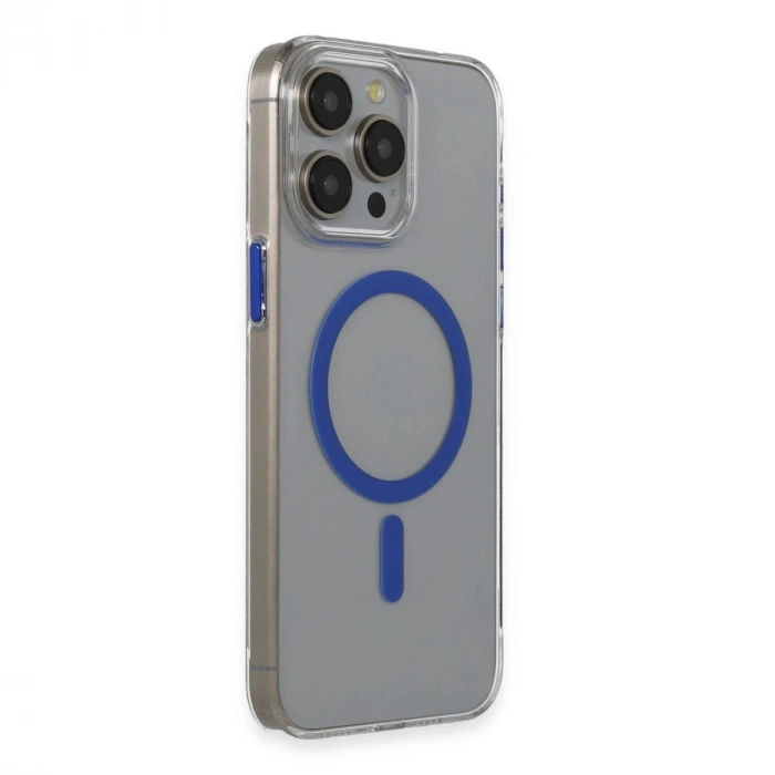 Joko  İphone 15 Pro Max Bubble Magsafe Kapak - Lacivert