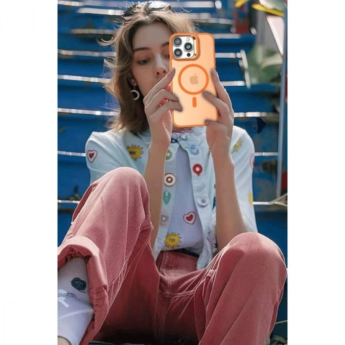 Joko İphone 16 Flet Lens Magsafe Kapak - Siyah