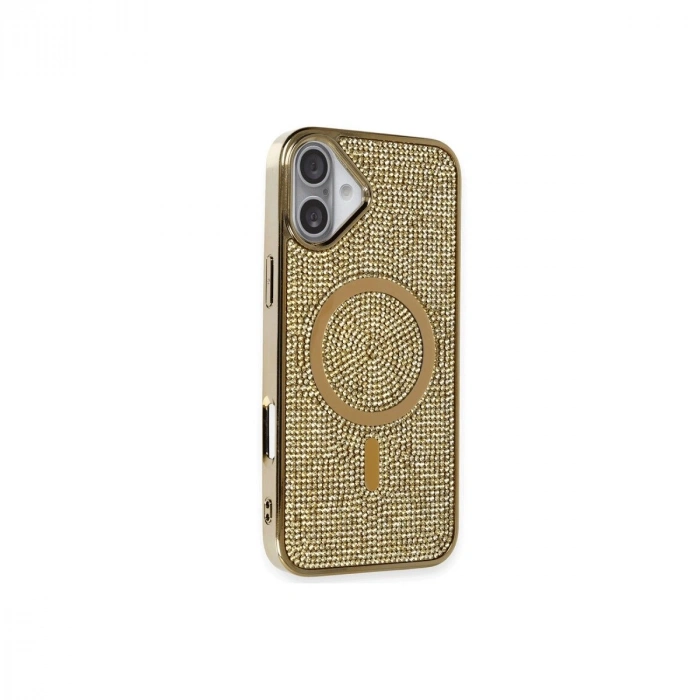 Joko  İphone 16 Plus Kılıf Helen Magsafe Kapak - Gold