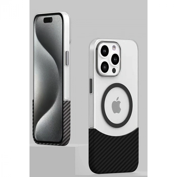 Joko  İphone 16 Pro Carbon Puzzle Magsafe Kapak - Desert