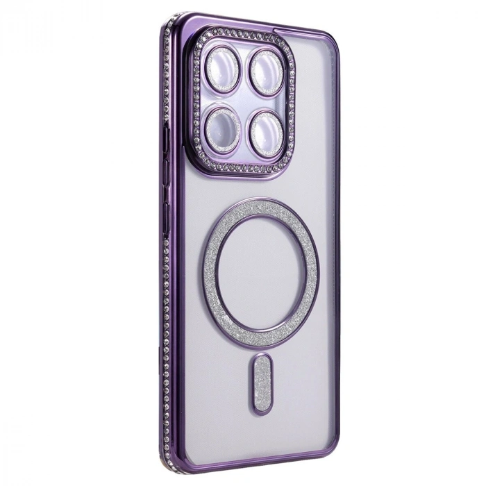 Joko  Mi 15t Pro Joke Simli Magneticsafe Kılıf - Derin Mor