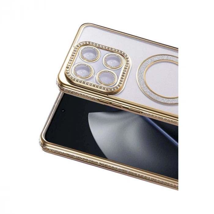 Joko  Mi 15t Pro Joke Simli Magneticsafe Kılıf - Gold