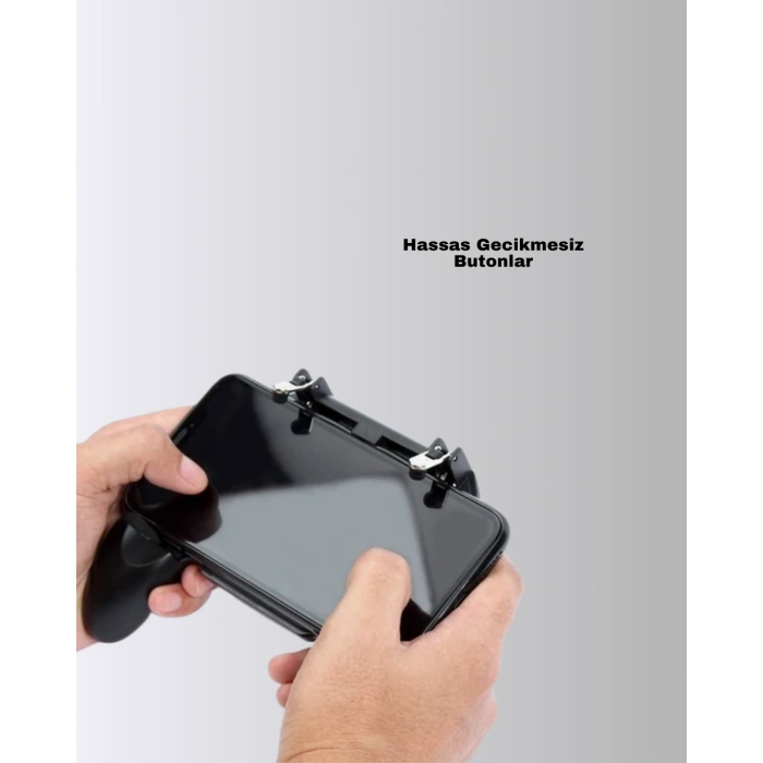 Joystickli ve Tetikleyicili PUBG Mobile Gamepad Oyun Kontrolcüsü
