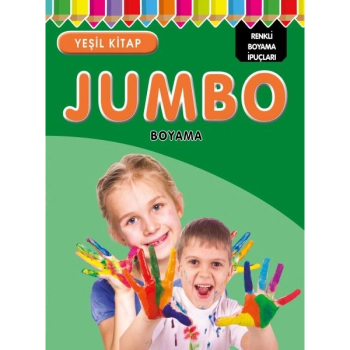Jumbo Boyama Yeşil Kitap