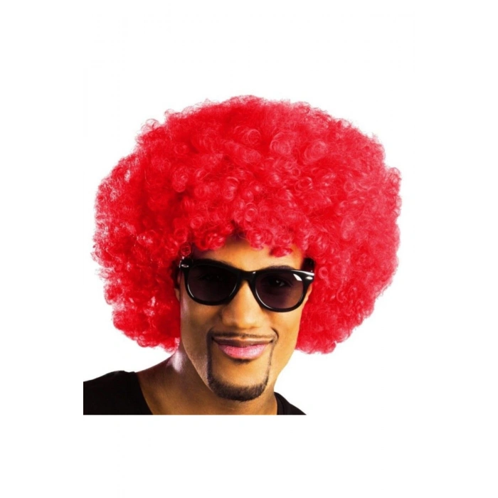 Kabarık Bonus Peruk Saç  Kırmızı (74)
