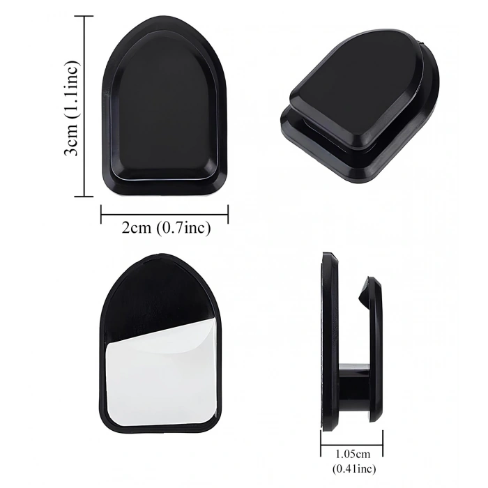 Kablo Düzenleyici Toplayıcı Sabitleyici Yapışkanlı Kablo Tutucu Organizer Askı Kanca 10 Adet