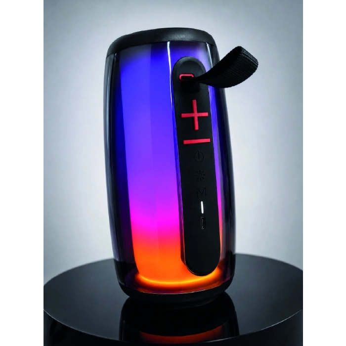 Kablosuz Bluetooth Hoparlör RGB Ambiyans Işıklı USB ve TF Kart Destekli
