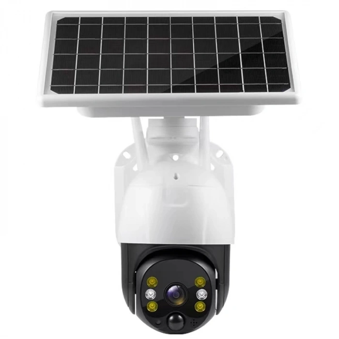 Kablosuz Uygulamalı Gece Görüşlü Solar Güneş Enerjili Kamera Akıllı Dış Mekan Güvenlik Kamerası (  )