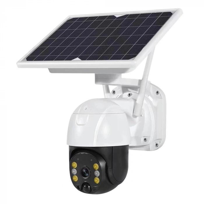 Kablosuz Uygulamalı Gece Görüşlü Solar Güneş Enerjili Kamera Akıllı Dış Mekan Güvenlik Kamerası (  )