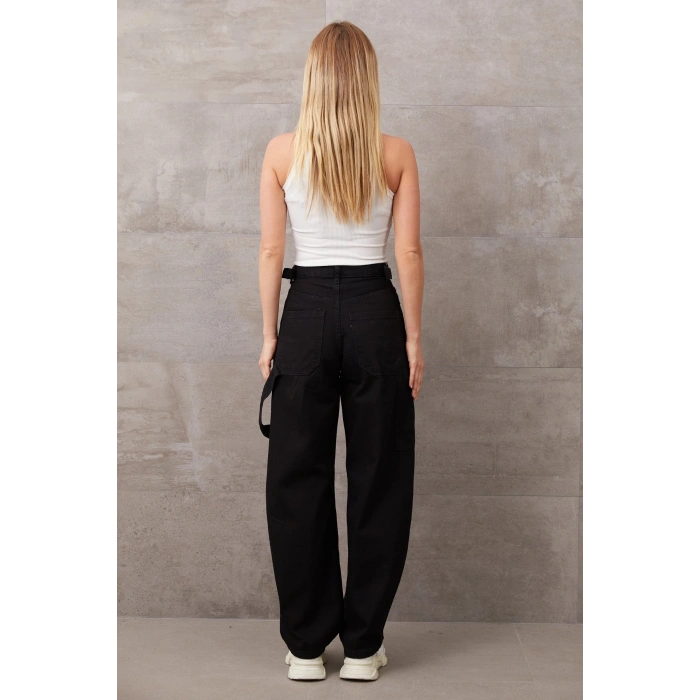 Kadın Bol Paça Kot Pantolon