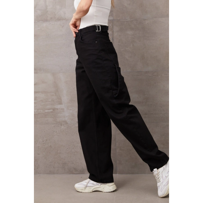 Kadın Bol Paça Kot Pantolon