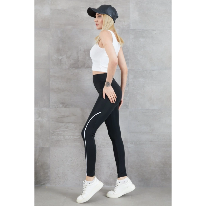 Kadın İ̇nce Şerit Detay Tayt