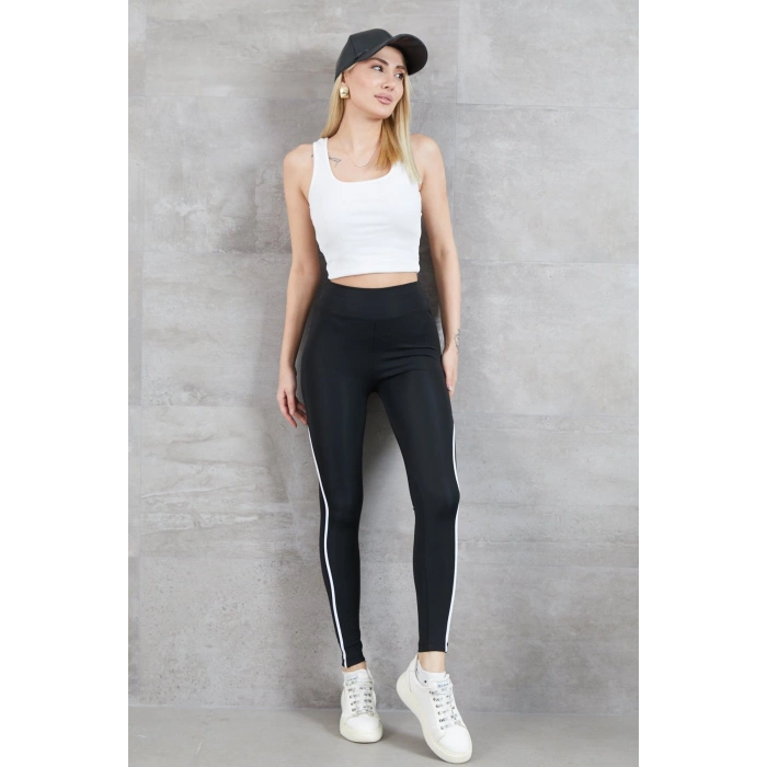 Kadın İ̇nce Şerit Detay Tayt